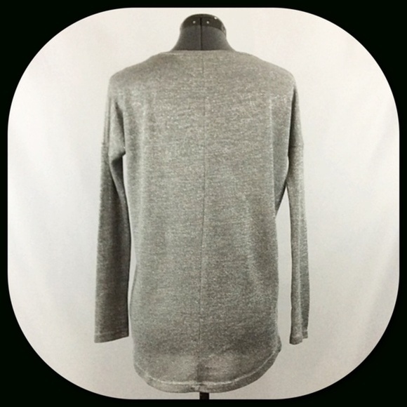 TOPSHOP💕SILVER Metallic Thred Sweater💕 - Picture 3 of 4